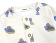Lil Atelier turtledove print top